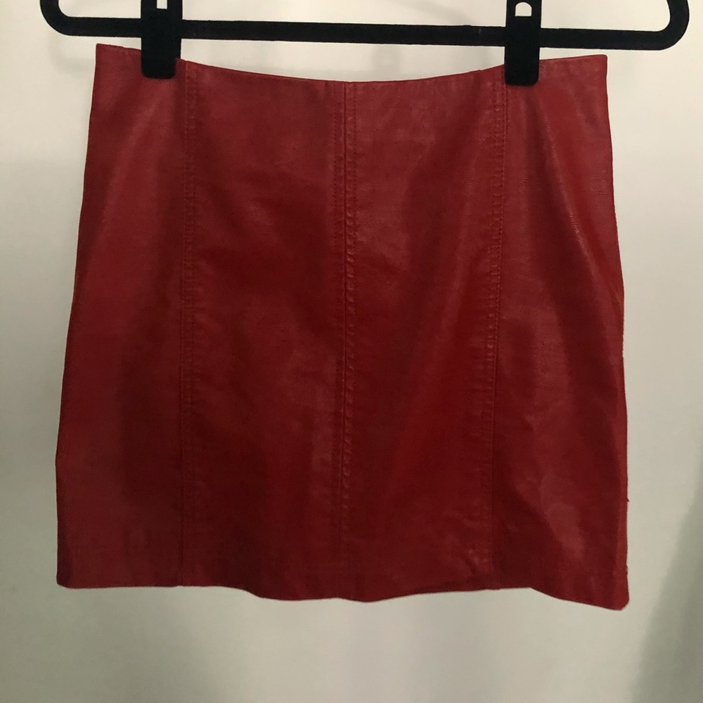 Free People suede Mini skirt EUC